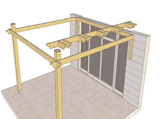 Stub Joists should be flush with top and bottom of Main Joist with all notches facing down.