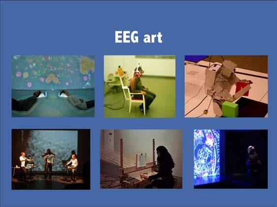 This is just a quick selection to give an idea of the many artists doing EEG art. 1. Mariko Mori - Wave UFO 2.
