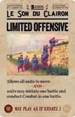 Playing an Offensive card allows the player to move any number of his units and to conduct offensive operations.