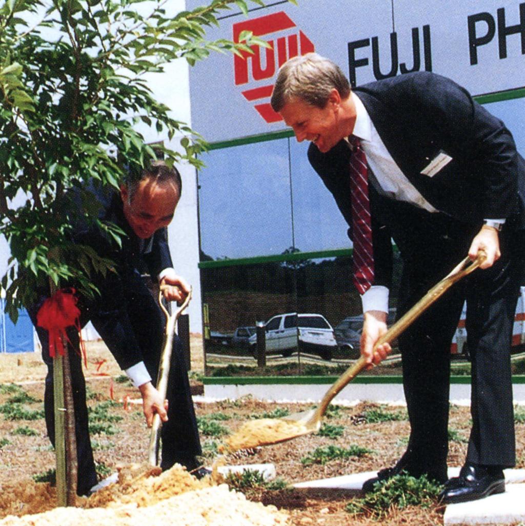Celebrating Success 1988 Fuji Photo Film announced in Greenwood County. 1991 Wal-Mart announces plans for a distribution facility in Laurens County.