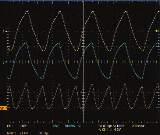 Input Output Timing Diagram Tube Voltage (00 V /div) Tube