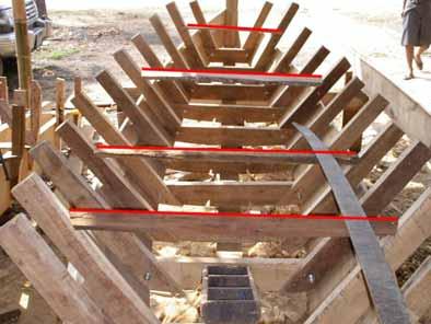 Pre-drill the nail holes (see step D in section 6.1).