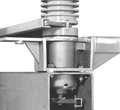 (To access the set screw, it may be necessary to rotate the three-phase disconnect by moving the disconnect operating lever.