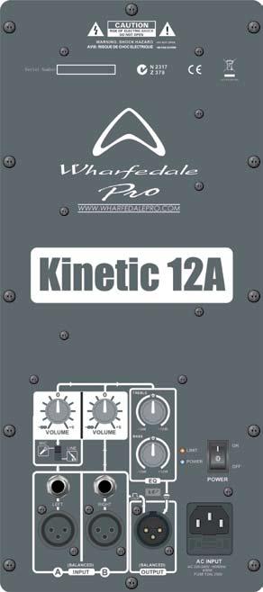 OPERATING MANUAL AND USER GUIDE Kinetic 12A/15A/12MA/215A The Loop/Mix Switch The LOOP/MIX switch allows you to control the signal content going to the XLR OUTPUT jack.