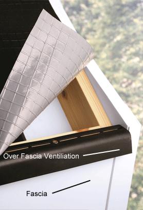 Eaves Ventilation Over Fascia Vent 10mm & 25mm To comply with building regulations (approved document F2) all newly built properties must have continuous ventilation at eaves level to avoid damp and