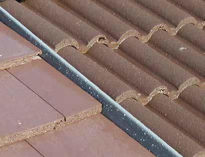 V-Flow GRP Dry Bonding Gutter High & Low Profile A GRP Dry Bonding Gutter is a mortarless system which creates a weather tight joint between dissimilar roof coverings on adjacent roofs, and joins any