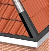 Lay tiles as normal, ensure neatly cut tiles along the hip battens are no more than 30mm from the battens, and secured using the long and short Hip Clips provided.