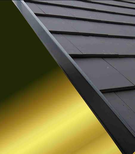 hold them firmly in place. At the eaves, the verge should be cut square, flush to the lower tile, and notched into the gutter.
