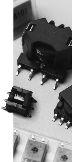 S+M COMPONENTS Siemens Matsushita Components Ferrite inductors from SCS stock Transformation at its best Not just one-off solutions but complete ones designed precisely to a requirements profile are