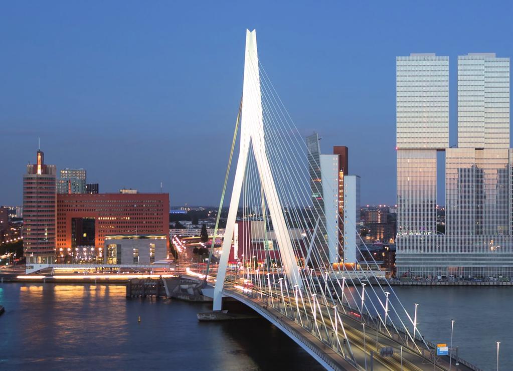 WELCOME TO ROTTERDAM Over the past decade Rotterdam has been transformed into one of the must-visit cities of Europe thanks to its futuristic architecture, rich culture and museums, inspiring local