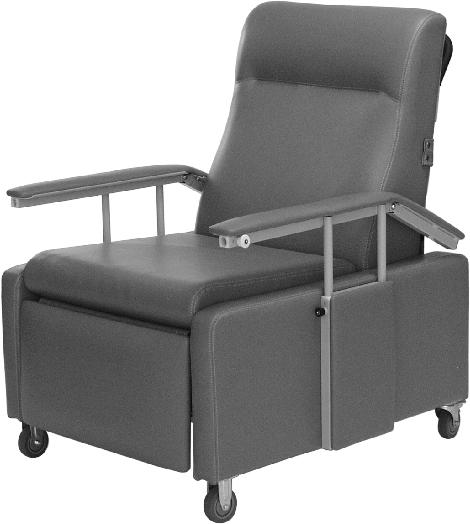Figure 1 4 Tightly close velcro panel. 5 Chair is now ready for use. OPERATING INSTRUCTIONS Armrest 1.
