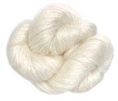 Worsted weight Rhapsody Glitter Light US 6/5sts=1 /80g/400yds Silk Rhapsody Light has been embellished with a