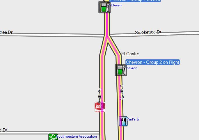 9 Exit Right on 4 th St/Hwy 86 to El Centro 185 Left on 4 th St Arrive at 7-Eleven on Left /Chevron on Right 185 Stage at 7-Eleven on Left Return on 4th St Left on I-8 to Yuma 185 Exit Right on 16 th