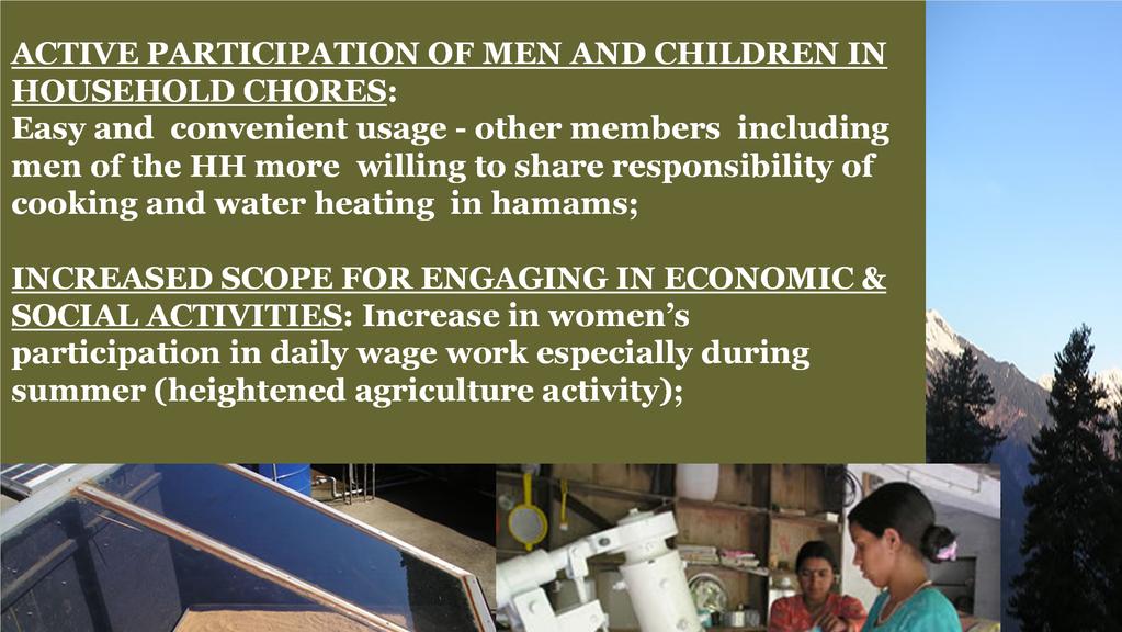 ACTIVE PARTICIPATION OF MEN AND CHILDREN IN HOUSEHOLD CHORES: Easy and convenient usage -