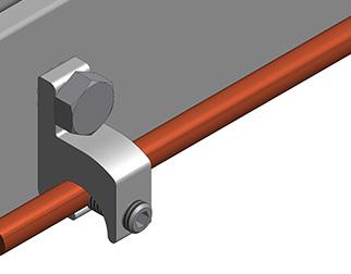 Tighten the nut until the dimples are completely embedded into the rail and lug. TORQUE VALUE 0 ft lbs. (See Note on PG.