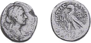 28 / 140 THE COINAGE SYSTEM OF CLEOPATRA VII, MARC ANTONY AND AUGUSTUS IN CYPRUS The Drachm Two very small issues of base silver Cleopatra portrait drachms of about 3.