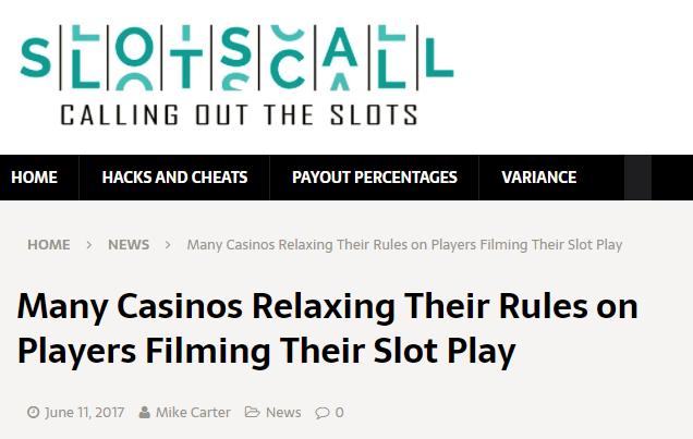 Slots Reviewing We also note the rise of slot reviews on sites such as