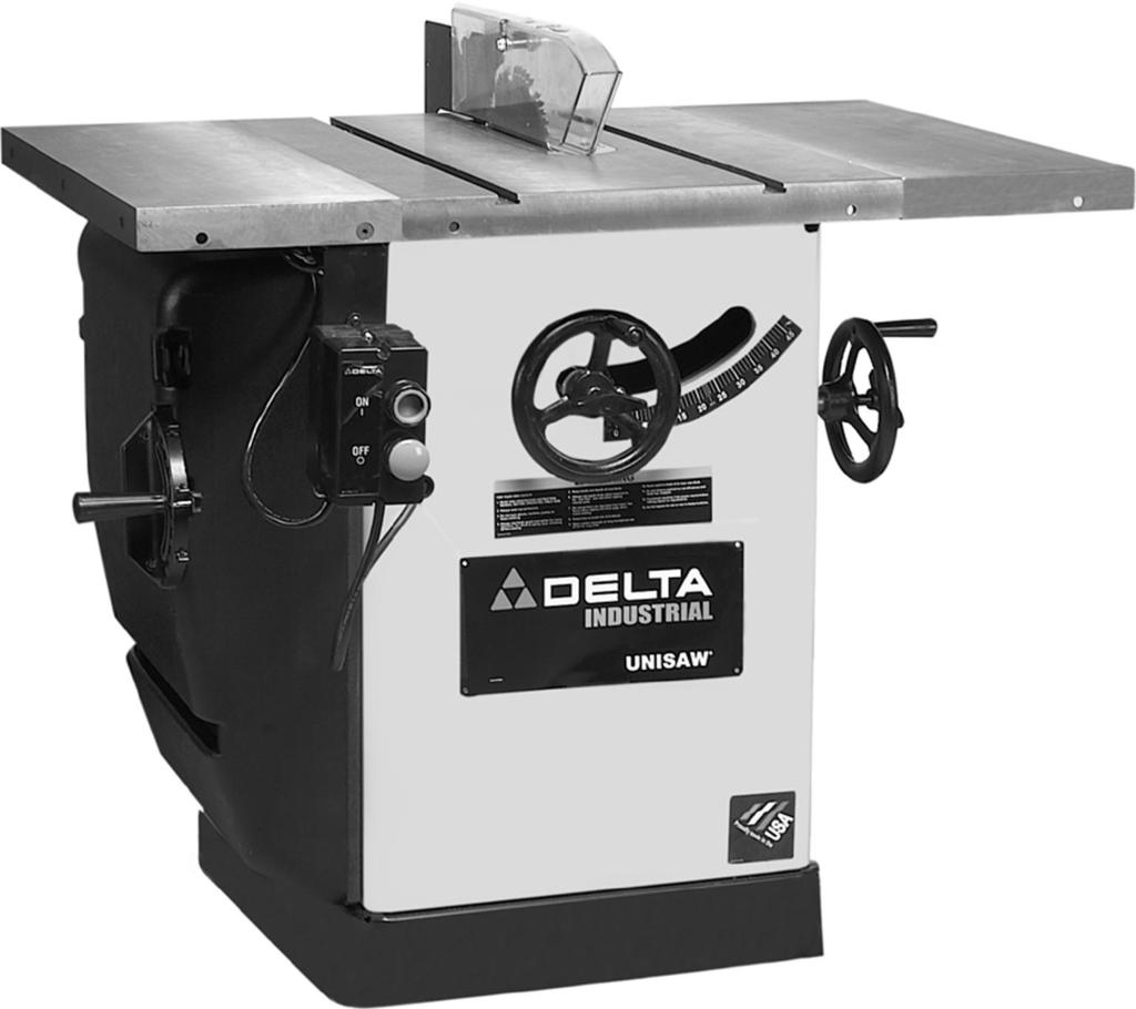 422-40-651-0017 - 05-16-03 opyright 2003 Delta Machinery To learn more about DELT