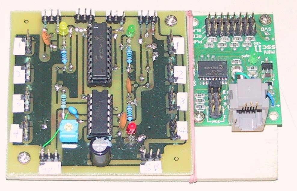 An RS-232 module is added to increase the series ports in order to have more connections with other devices, and a DAS module is attached to serve as an A/D converter to acquire the data into the