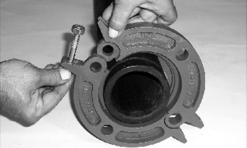 FLANGE ADAPTER INSTALLATION INSTRUCTIONS - SIZES 3"-12" 1.