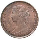Small dimple on penny near Queen's shoulder, some mint red, good