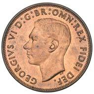 4055, 4061); George VI, second issue, penny, 1950, 1951 (S.4117) (2).