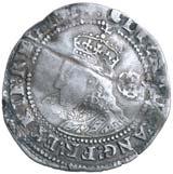 silver coinage, 1551-3, shilling, mm