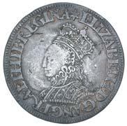 threepence, 1580 mm Latin cross (S.