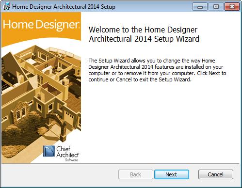 Home Designer Architectural 2014 Reference Manual Setup Wizard Welcome 1.