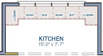 On the General tab, change the Left Side Width to 36 inches (36"). On the Front tab, uncheck the box beside Diagonal Door if it is checked. 4.
