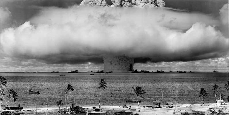 What about nuclear weapons? Nuclear weapons atom-bombs or hydrogen-bombs or just nukes have been around for about 65 years.