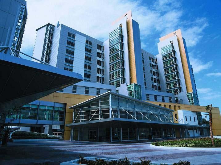 Asian Hospital, the Philippines (AHI) 2002: Opened as a 253-bed private hospital, one of the largest in the southern Luzon corridor of metropolitan Manila, the