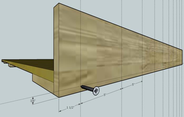 the mounting surface for the walls (you NEVER want to screw into the side of plywood, as the ply will separate and damage the plywood).