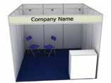 Bare Space inside Halls (min 18 sqm) US $ 250 per sqm** 1. Each Bare space stall covers floor size 3m x 4m 2.