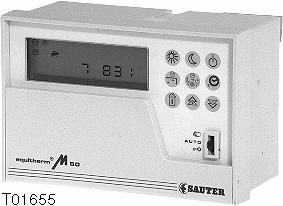R 44.488/ QRK 0: Heating controller Used in conjunction with temperature detectors (Ni000) and appropriate control valves for heating and domestic-hot-water control (with various configurations),