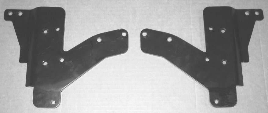 NOTE: For mounting brackets on the 300 and 400 Sportsman use holes shown in picture below. Only 2, ¼ - 20 J clips will be needed along with hardware.