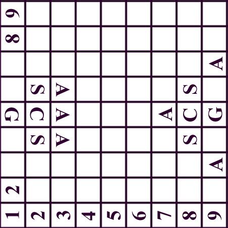 Short Checker Board Piece Placement Example Opposition