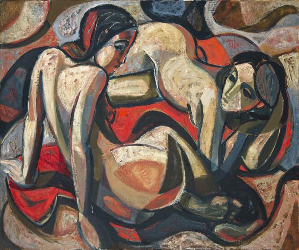 1. Nude composition