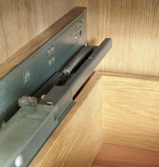soft close drawer runners are fitted on most designs ensuring the drawers glide easily and close softly.