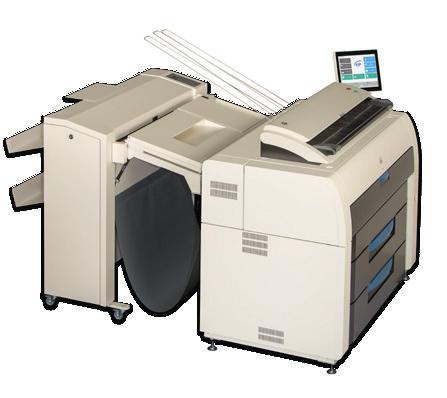 easily, conveniently and quickly fan fold documents with KIP 70 series print