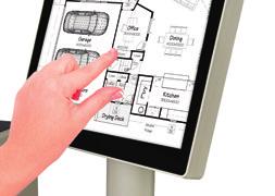 the integrated touchscreen Easy to Use Powerful B&W Imaging Colour Copy & Scan Colour multi-touch controls Unlimited