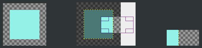 Current Layer Only - This option will make crop affect only the active layer. Allow Growing - This option allows the crop or resize to take place outside the image (or layer), and even the canvas.