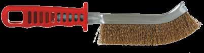 Brushware Hand Brushes Wooden Handle Ideal for removal of weld scale, sand on forged pieces, stone polishing, rust, paint and any kind of adherence.