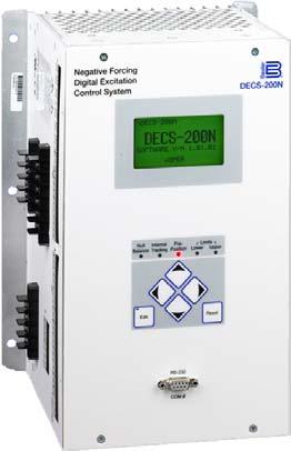 DECS-200N-C1 Negative Forcing Digital Excitation Control System The DECS-200N is a very compact Negative Forcing Digital Excitation Control System.