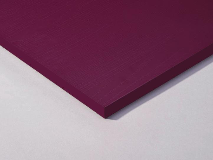 Painting grade ABS edging is available as 23 x 2mm (for 18mm panels) and 26 x 2mm (for 22mm panels)