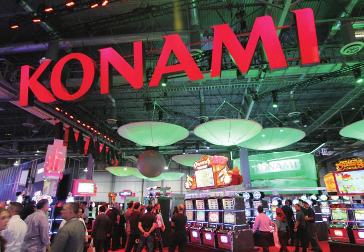 Exhibiting the Latest Arcade Machines at Global Gaming Expo 2012 KONAMI exhibited its latest offerings in Las Vegas at Global Gaming & Systems accommodate the diverse needs of