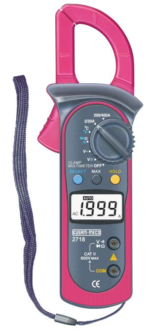 DIGITAL CLAMPMETER MODEL - 2718 TAKE MEASUREMENT CAREFULLY AND YOU LL SPARE YOUR METER AND YOURSELF, SOME PAIN Nearly every electrical engineer has a hand held digital clamp meter (Tongtester).
