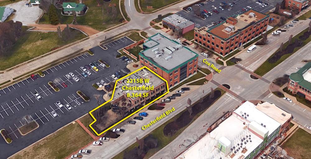 Two-Story Commercial Building in Chesterfield Square / Chesterfield Village 2215-B W.