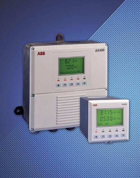 Data Sheet SS/AX4CO Issue 11 Single and Dual Input Analyzers for Low-level Conductivity AX410, AX411, AX416, AX450 and AX455 Cost effective select one or two conductivity inputs or combine