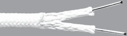 High-Temperature Ceramic Fiber Thermocouple Wire SERIES 350 and 355 The SERIES 350 uses the ultimate high-temperature flexible insulating system.